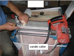 wax candle cutting machine candle cutter candle trimmer